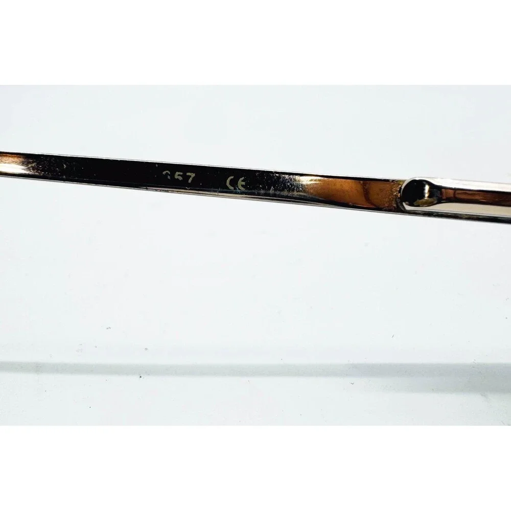 Stetson Eyeglasses Mens Gold Aviator Double Bridge Full Rim 140 39504